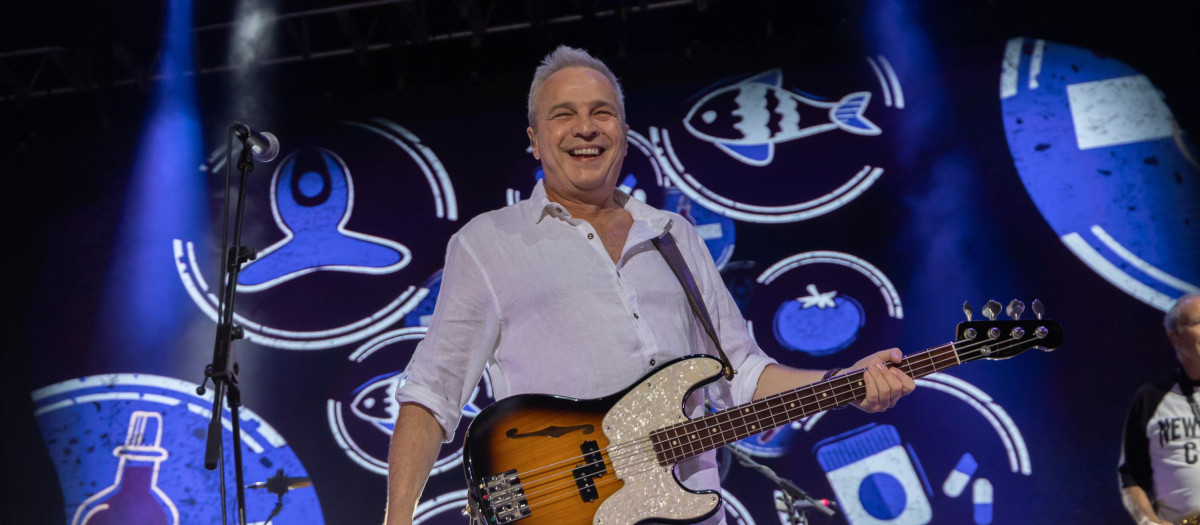 Hombres G on concert during Starlite Festival in Marbella 09 August 2022