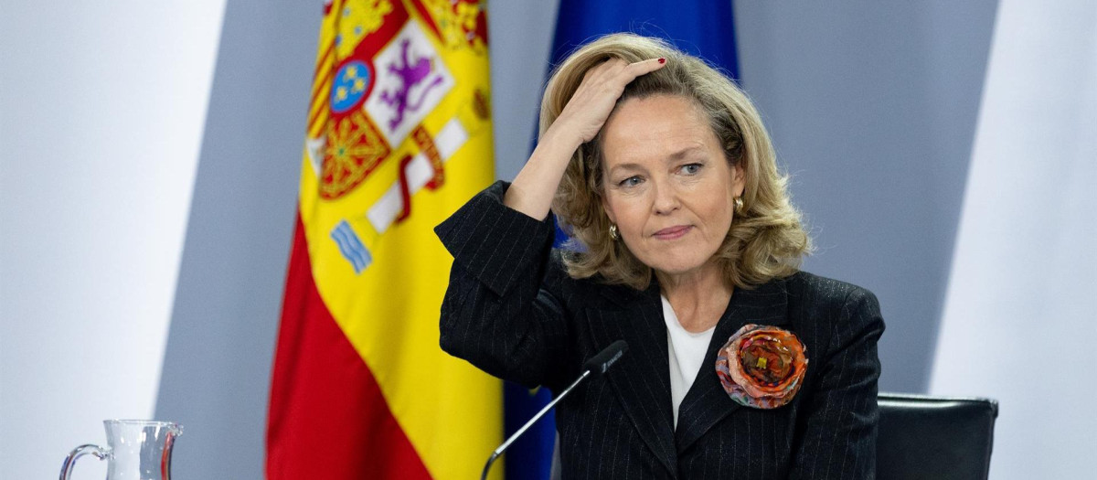 La ministra de Asuntos Económicos, Nadia Calviño.