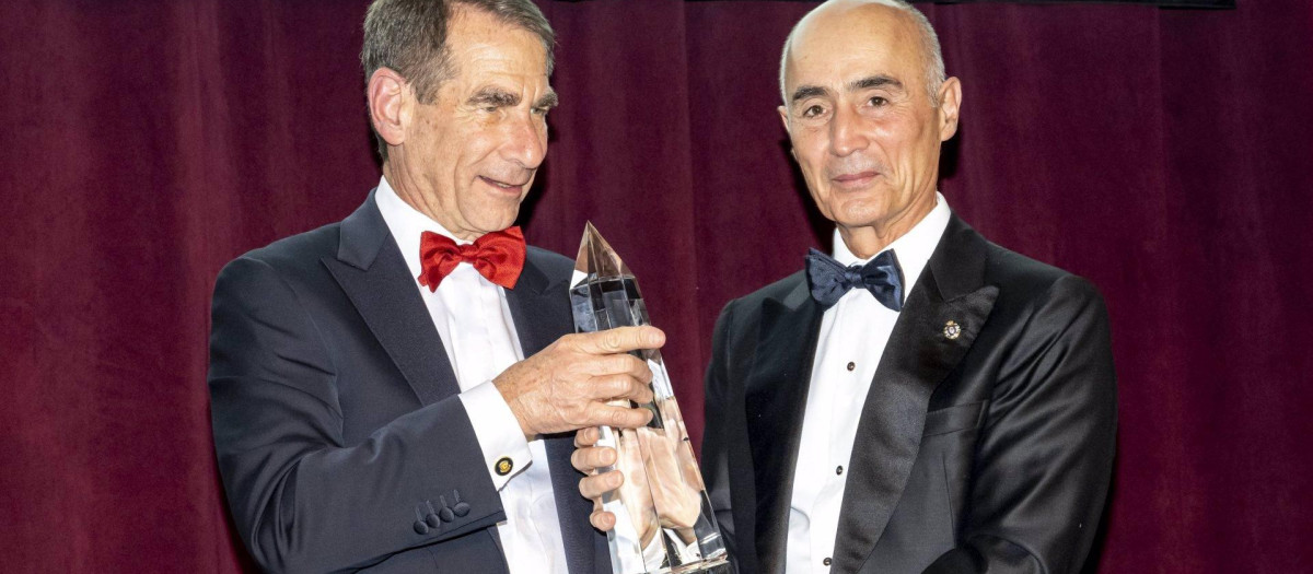 Rafael del Pino, presidente de Ferrovial, fue premiado como Líder Empresarial del Año de la Cámara de Comercio España-Estados Unidos el año pasado.