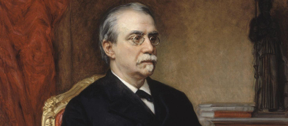 Retrato de Antonio Cánovas del Castillo, Ricardo de Madrazo, 1896