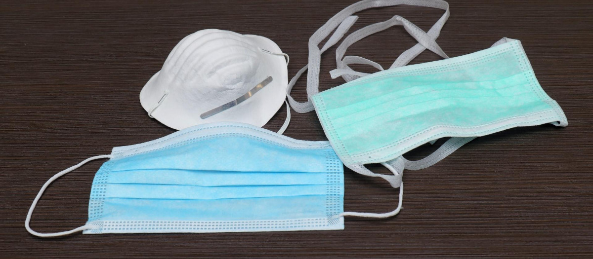 Diferentes tipos de mascarillas