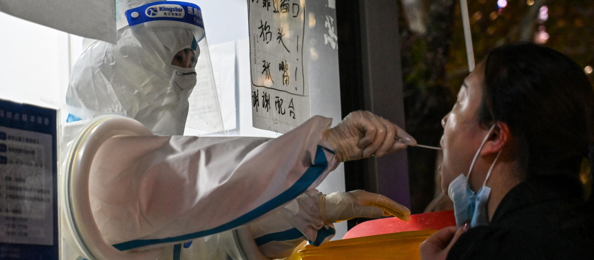 Prueba COVID China Shanghai