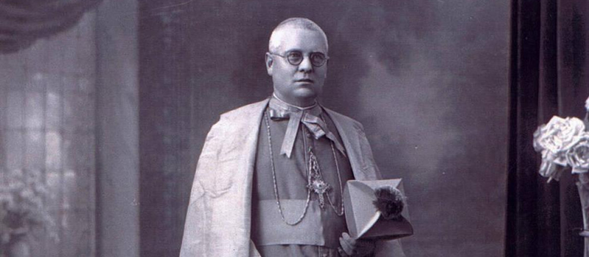 El obispo Manuel Irurita, en una fotografía de 1927