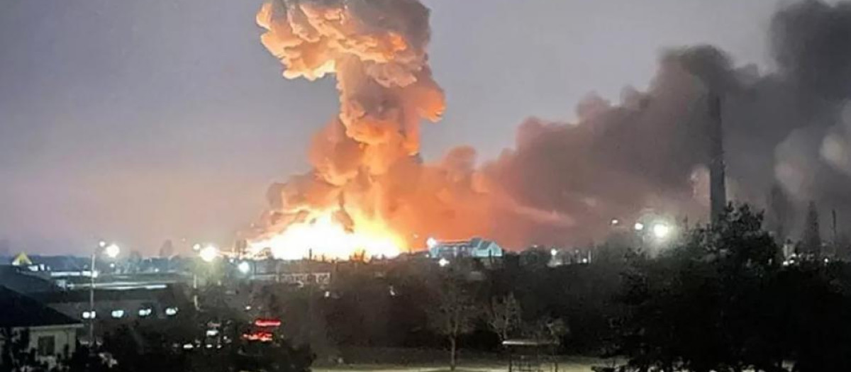 Explosión en la ciudad de Kiev