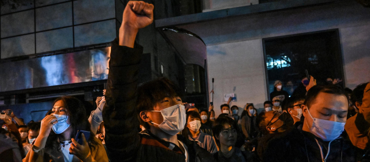 Protestas covid China