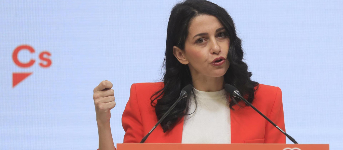 La líder de Ciudadanos, Inés Arrimadas