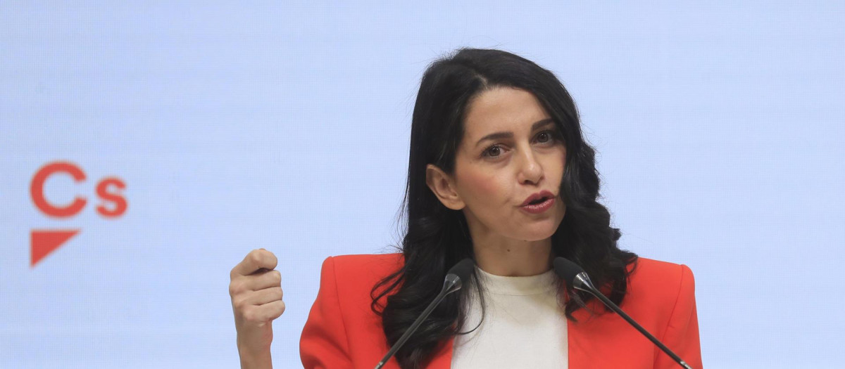 La líder de Ciudadanos, Inés Arrimadas