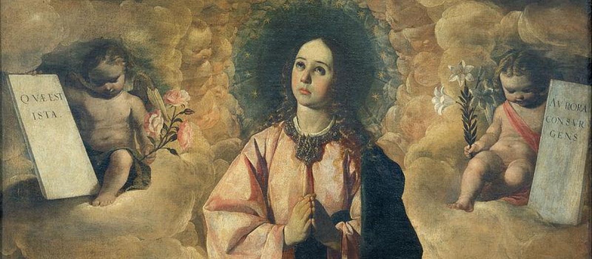 Pintura de Inmaculada Concepción realizada por Zurbarán en 1632