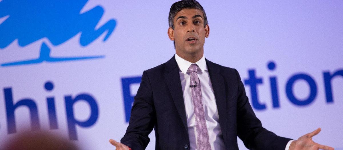 Rishi Sunak, líder conservador y primer ministro británico