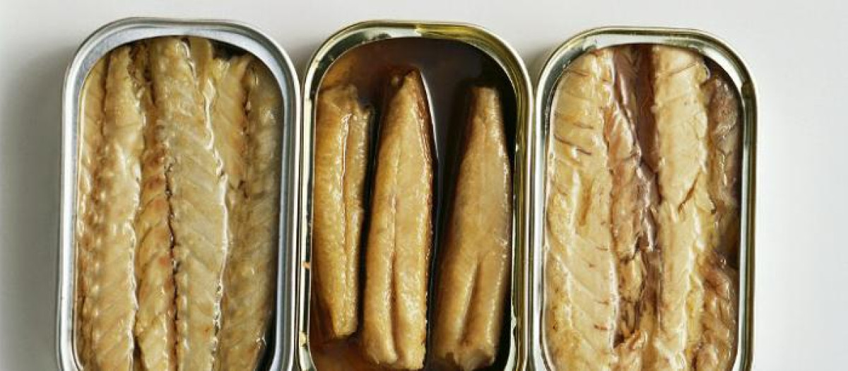 Sardinas, mejillones o atún son algunos de los alimentos enlatados en los estantes de los supermercados