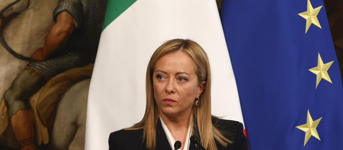 La primera ministra de Italia, Giorgia Meloni