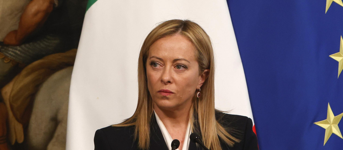 La primera ministra de Italia, Giorgia Meloni