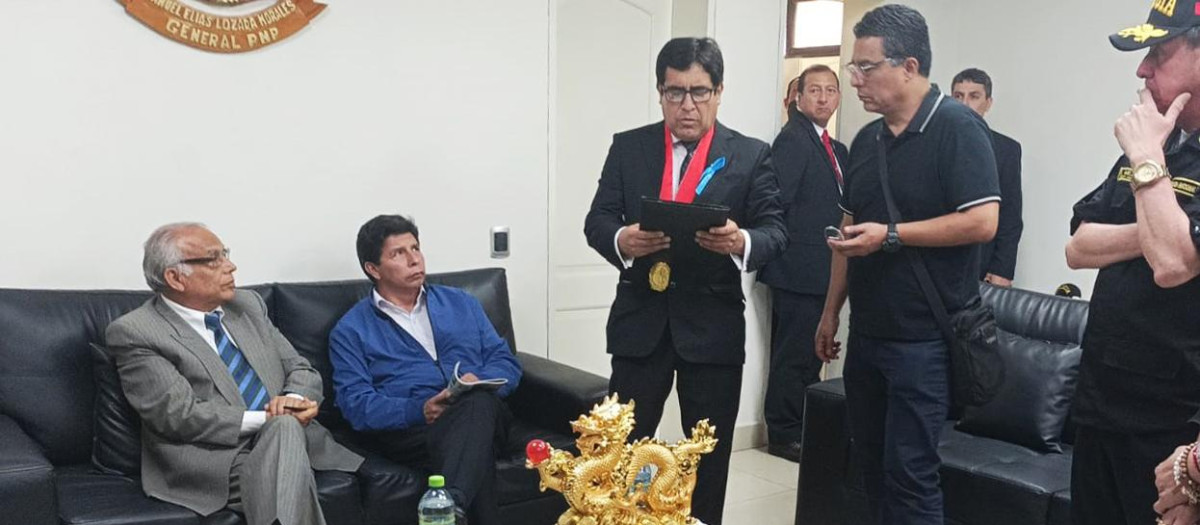 Pedro Castillo, expresidente de Perú, detenido tras su autogolpe de Estado