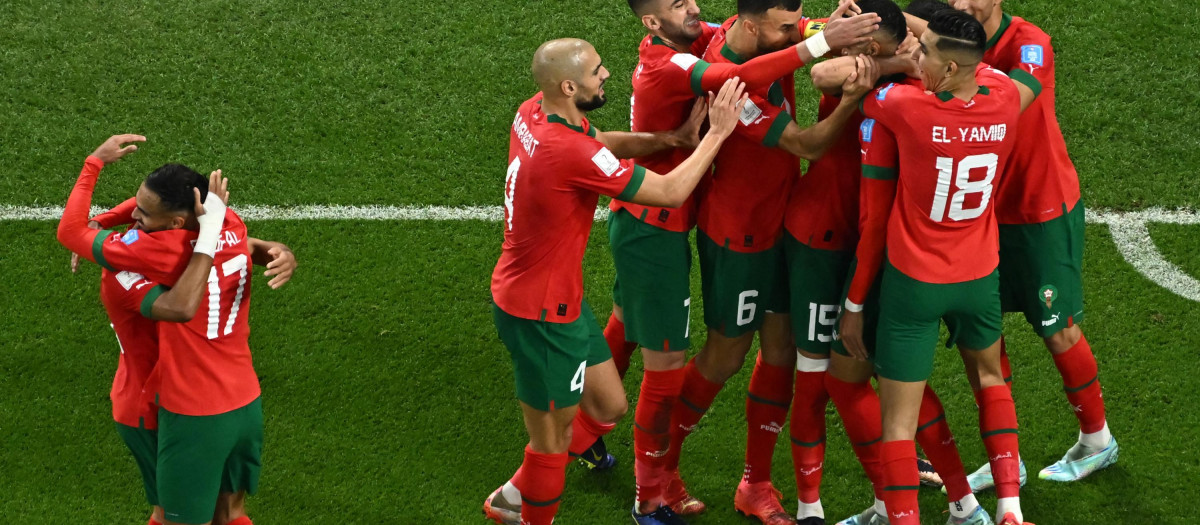 Marruecos se ha clasificado a la primera semifinal de su historia de un Mundial