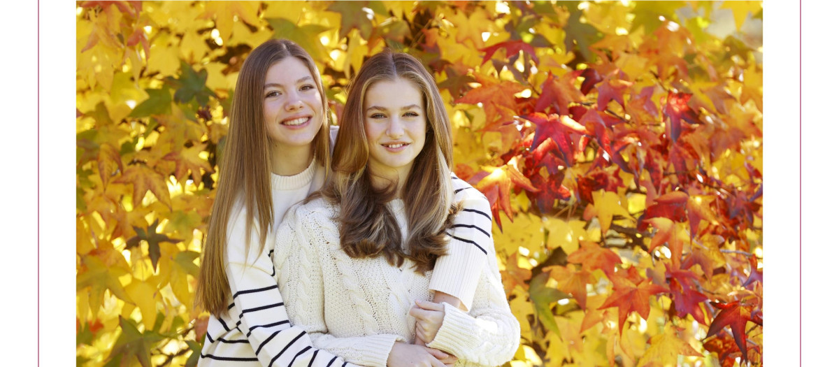 La Princesa Leonor y su hermana, la Infanta Sofía