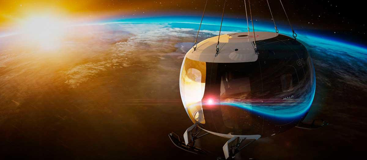 Ilustración de un futuro viaje de HaloSpace