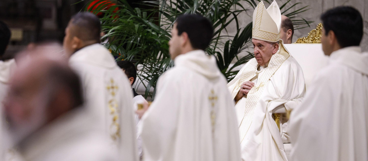 El Papa Francisco preside la misa en la festividad de Nuestra Señora de Guadalupe
