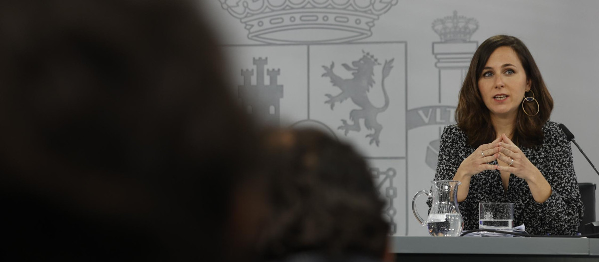 Ione Belarra, en su comparecencia tras el Consejo de Ministros de este martes