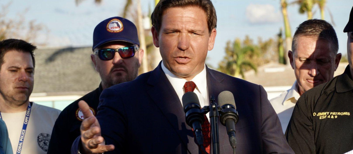 Ron DeSantis, gobernador republicano de Florida