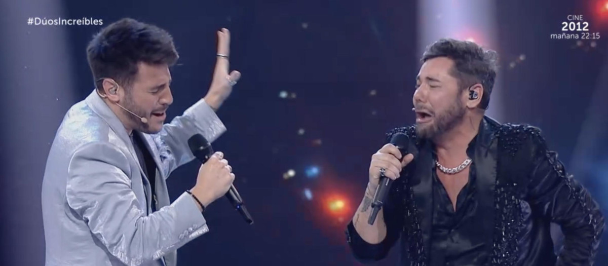 Antonio José y Miguel Póveda, este jueves en 'Dúos increíbles'
