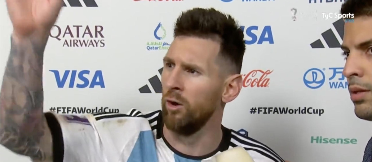 Messi, en la imagen más viral de la Copa del Mundo 2022