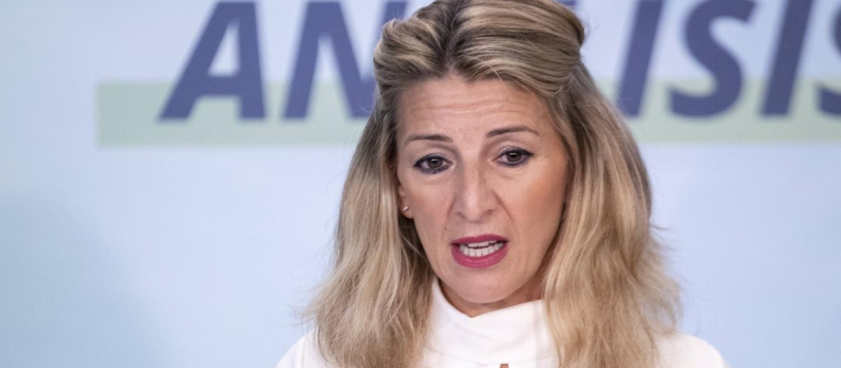 La vicepresidenta segunda del Gobierno y ministra de Trabajo y Economía Social, Yolanda Díaz