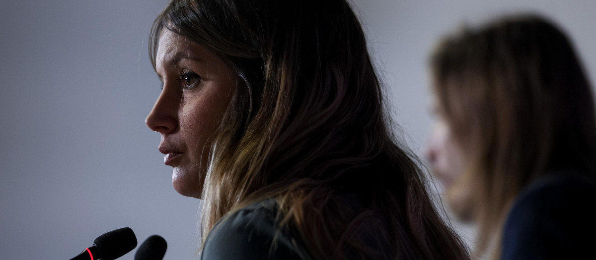 La portavoz de Podemos, Alejandra Jacinto