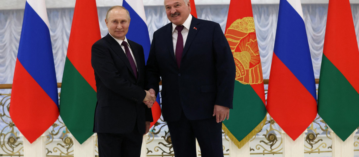 Putin y Lukashenko