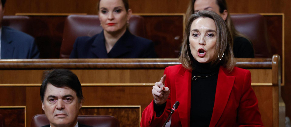 La portavoz del Partido Popular en el Congreso, Cuca Gamarra