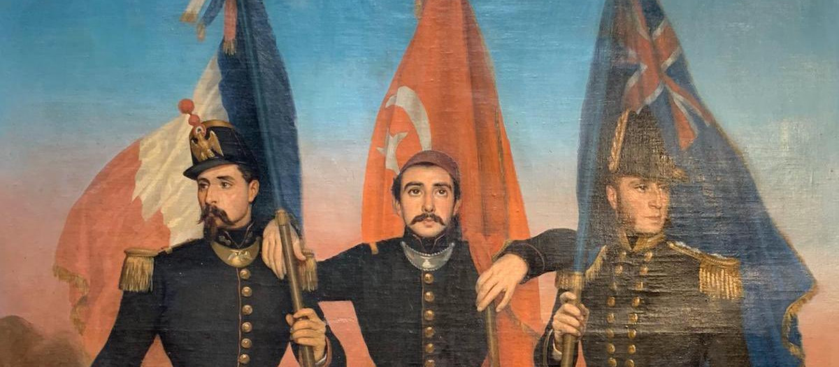 La Triple Alianza (Louis Emile Pinel de Grandchamp, 1855)