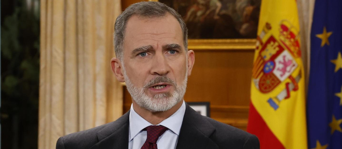 Felipe VI pronuncia su discurso de Nochebuena