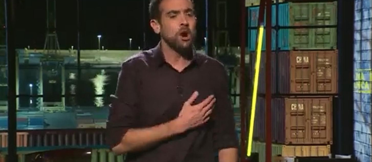 Joel Díaz, presentador del irrespetuoso programa de TV3 Zona Franca