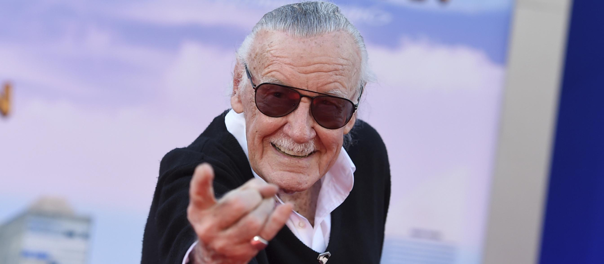 Stan Lee, en el preestreno de Spider-Man: Homecoming en Los Ángeles en 2017