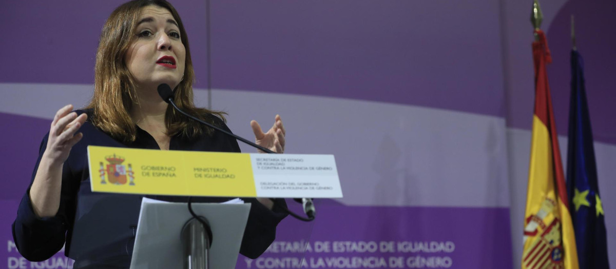 La secretaria de Estado de Igualdad, Ángela Rodríguez.