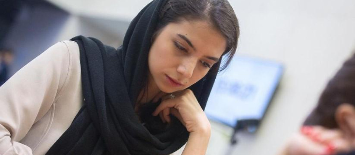 La ajedrecista iraní Sara Khademalsharieh, en una imagen de archivo