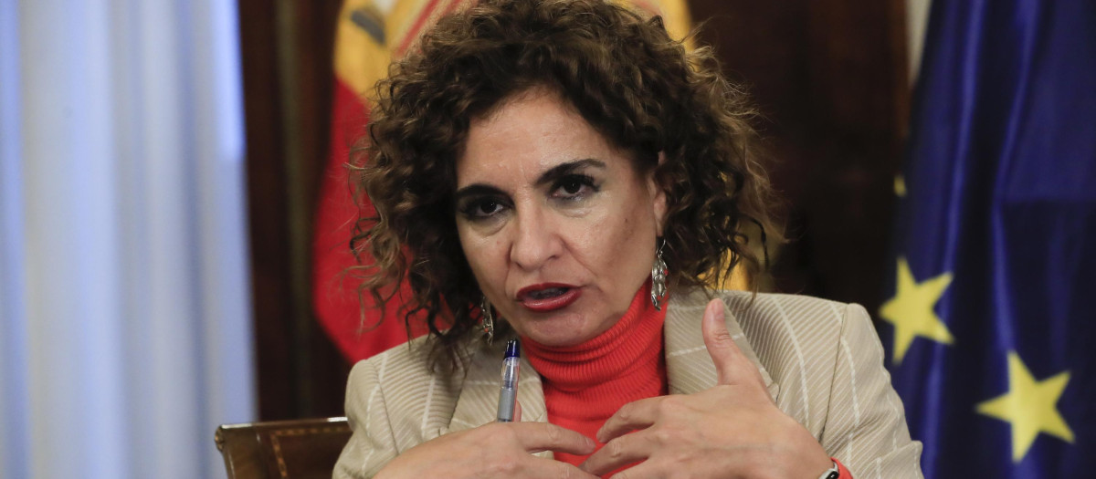 La ministra de Hacienda y vicesecretaria general del PSOE, María Jesús Montero