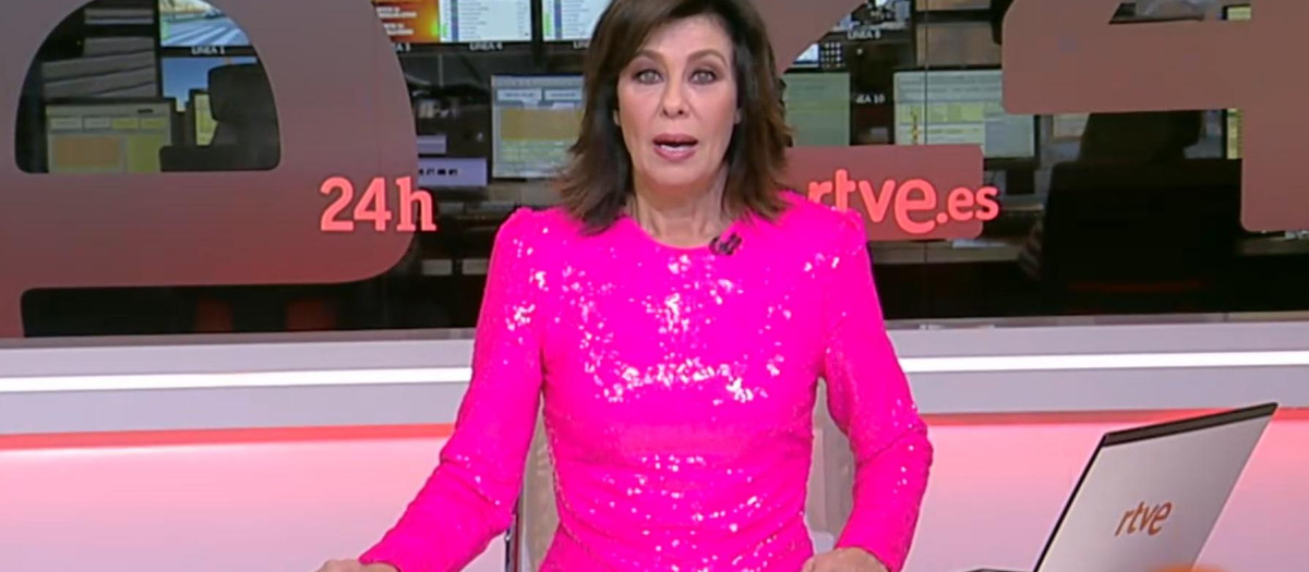 Beatriz Pérez-Aranda, en el informativo matinal del 31 de diciembre