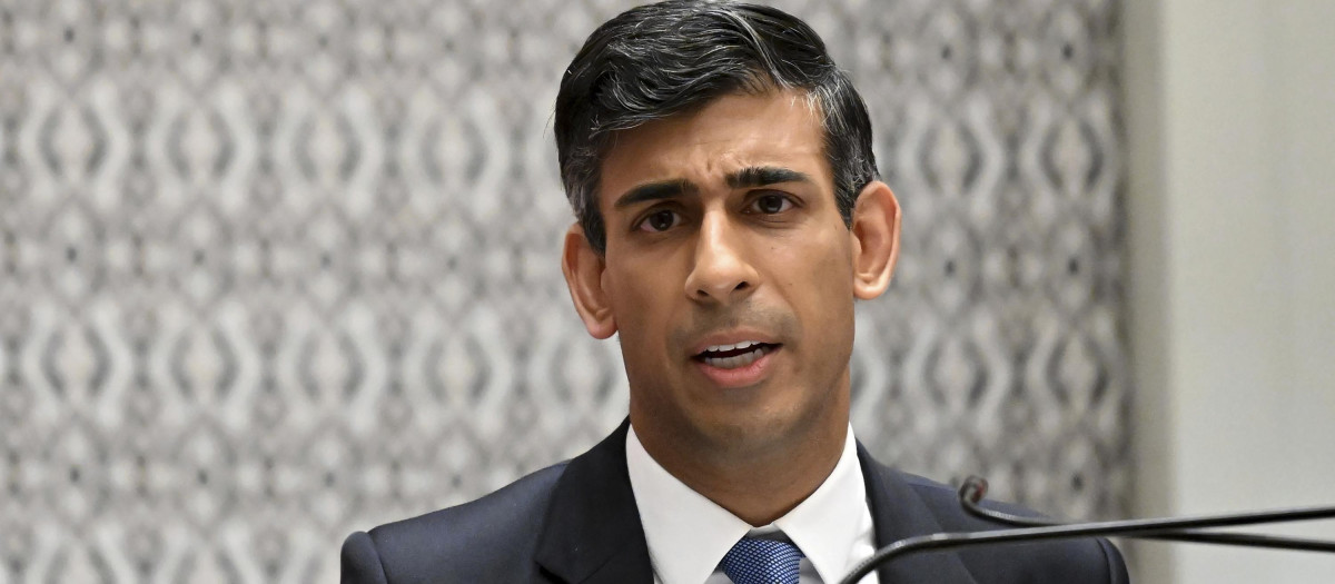 Primer ministro británico Rishi Sunak