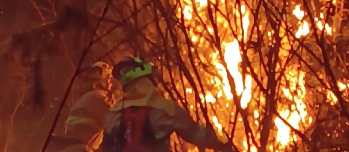 Incendio en Catabria