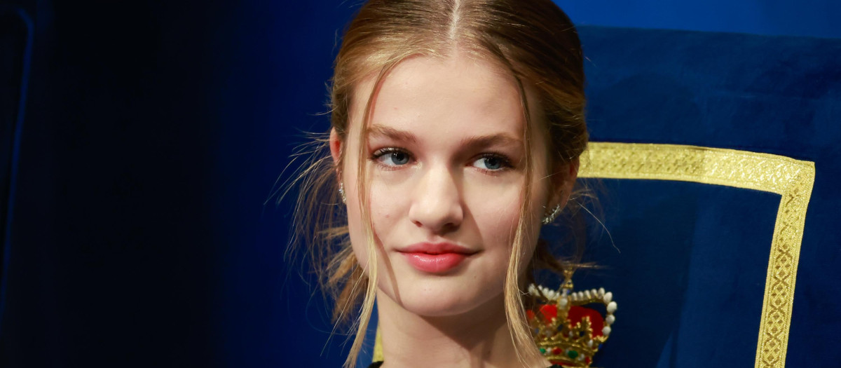 Princess of Asturias Leonor de Borbon during the delivery of the Princess of Asturias Awards 2022 in Oviedo, on Friday 28 October 2022.