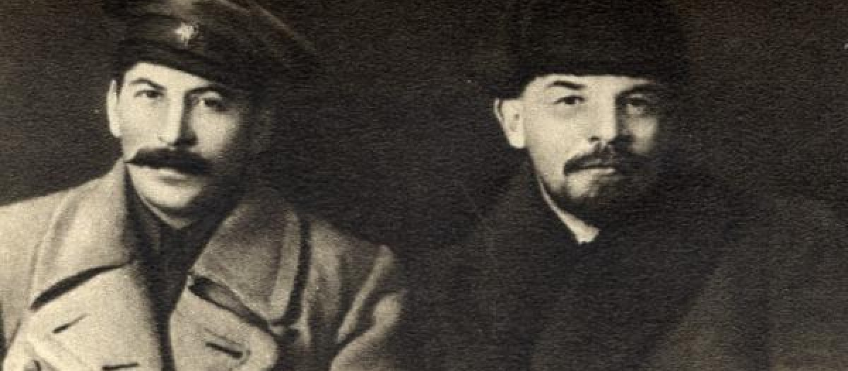 Stalin y Lenin