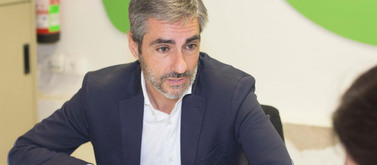 Gonzalo de Oro-Pulido en un momento de la entrevista con El Debate