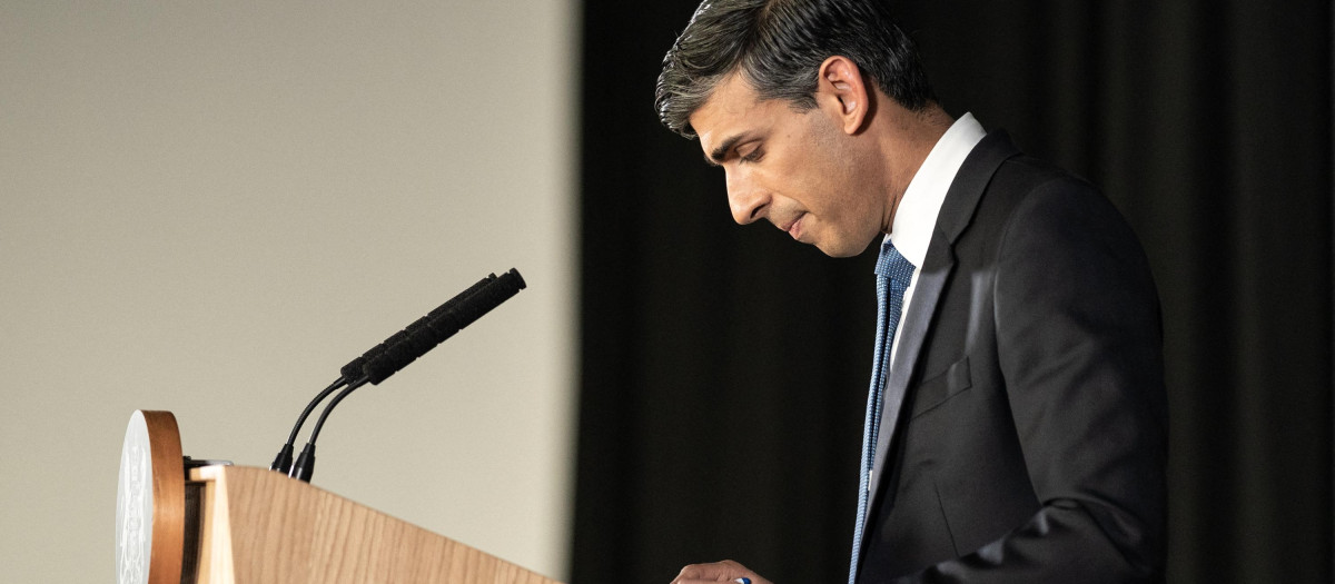 Rishi Sunak, líder conservador y primer ministro británico