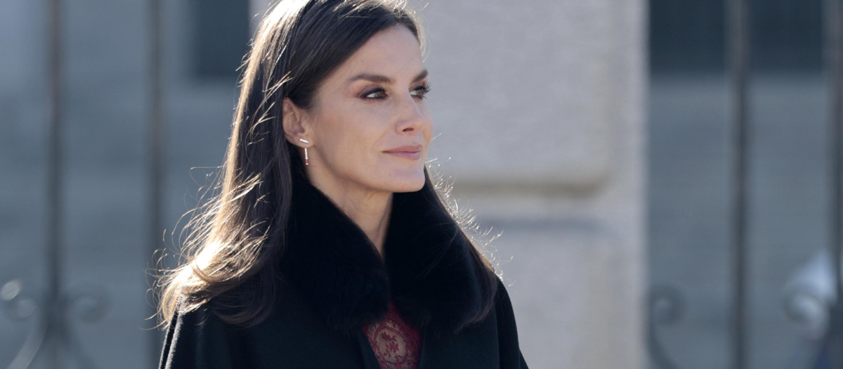 La Reina Letizia durante la Pascua Militar