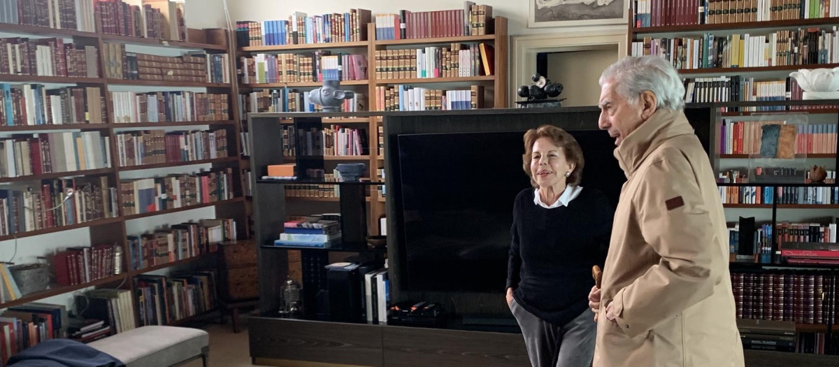 Mario Vargas Llosa y Patricia