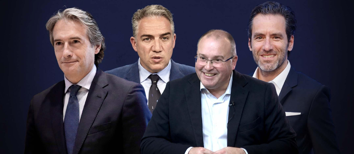 Iñigo de la Serna y Borja Sémper (a izquierda y derecha) han sido dos de las principales apuestas del PP para las elecciones autonómicas