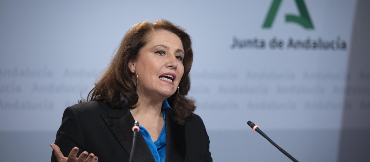 La consejera de Agricultura, Pesca, Agua y Desarrollo Rural de la Junta de Andalucía, Carmen Crespo