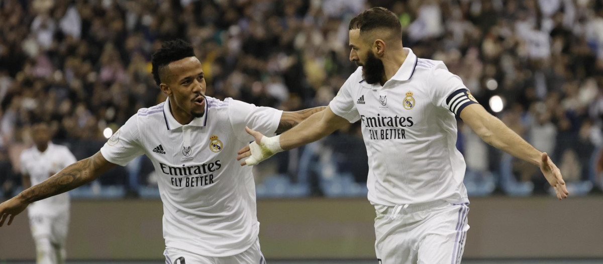 Benzema abrió el camino del Madrid con un gol de penalti