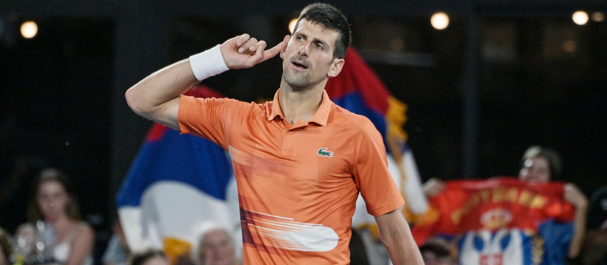 Los espectadores tendrán prohibido abuchear a Djokovic durante la celebración del torneo