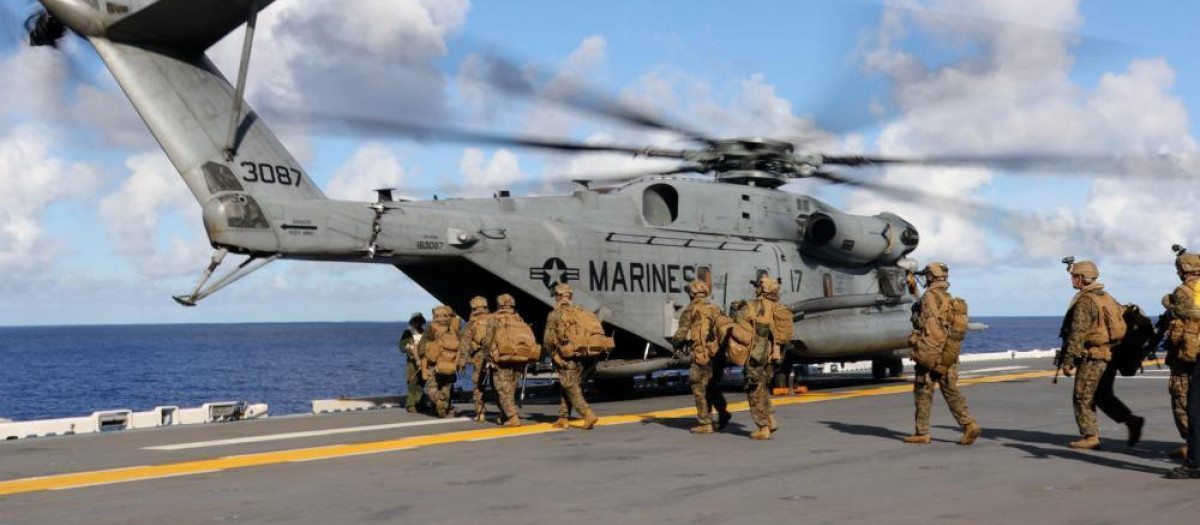 Helicóptero de la Marina de EE.UU.